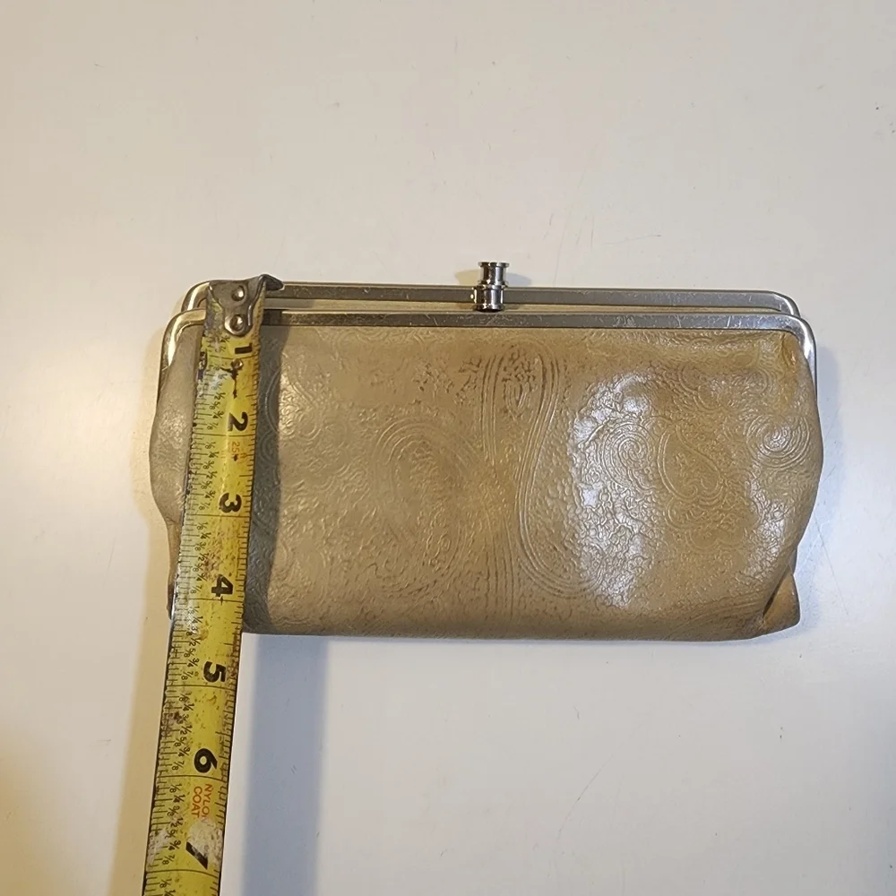 Hobo International Vintage Leather Elegant Tan Clutch Bag